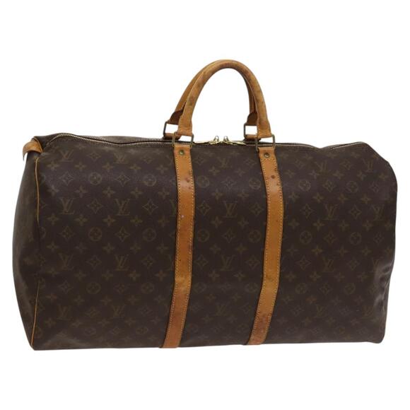 LOUIS VUITTON Monogram Keepall 55 Boston Bag M41424 - Picture 1 of 16